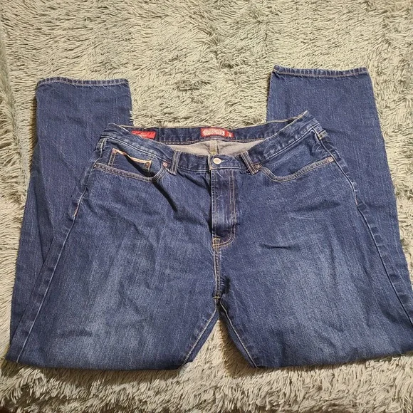 Lucky Brand Legend Jeans Dark Wash Denim 26x32 223 Straight Leg - Picture 1 of 6